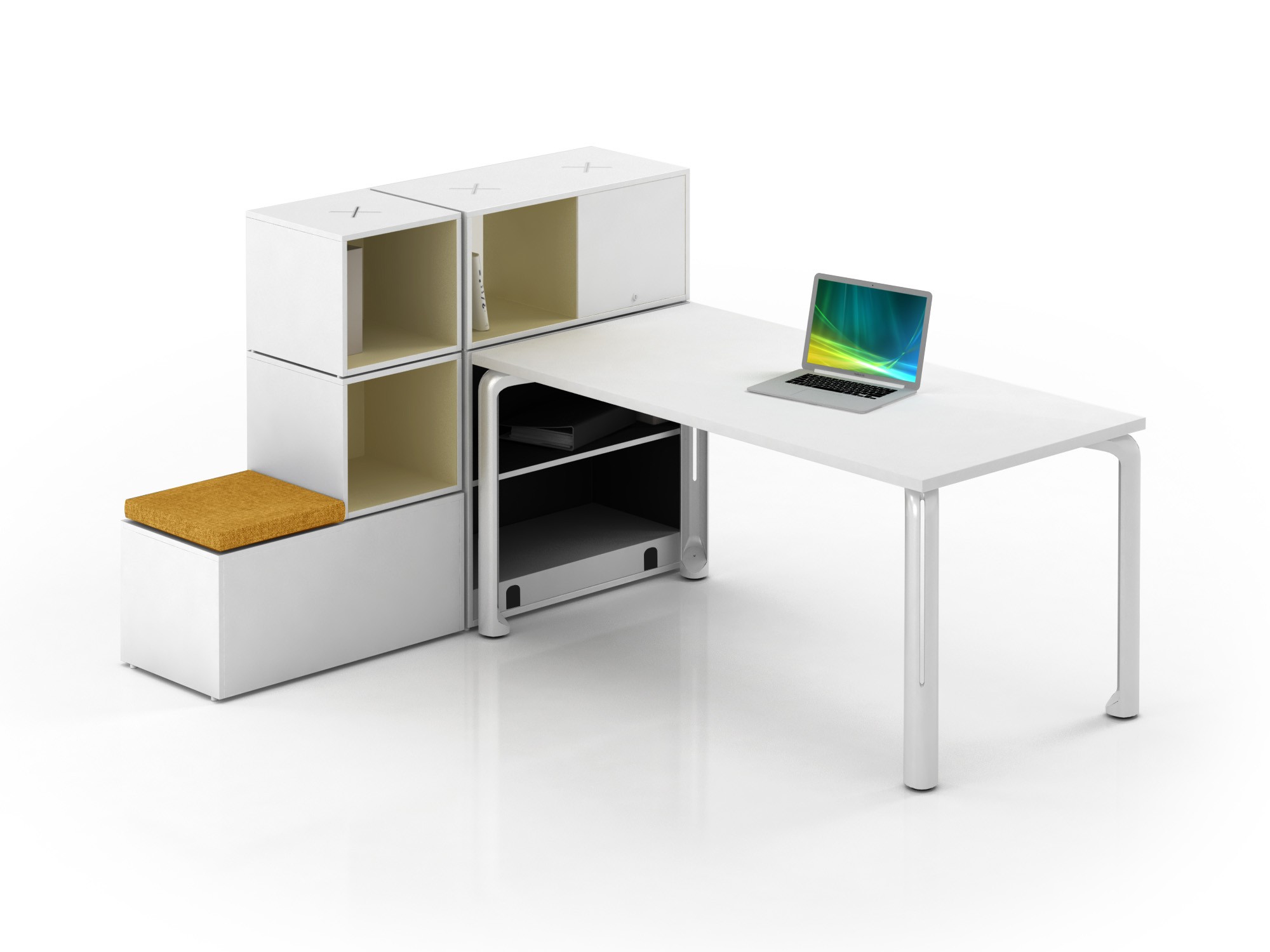 Główna galeria - Poduszka na szafkę Oxo kolor Miodowy firmy Majencia - Nowy Styl (2)