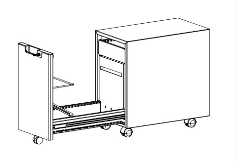 Główna galeria - Kontenerek biurowy metalowy MABOX - Biały firmy MAJENCIA - NOWY STYL (5)