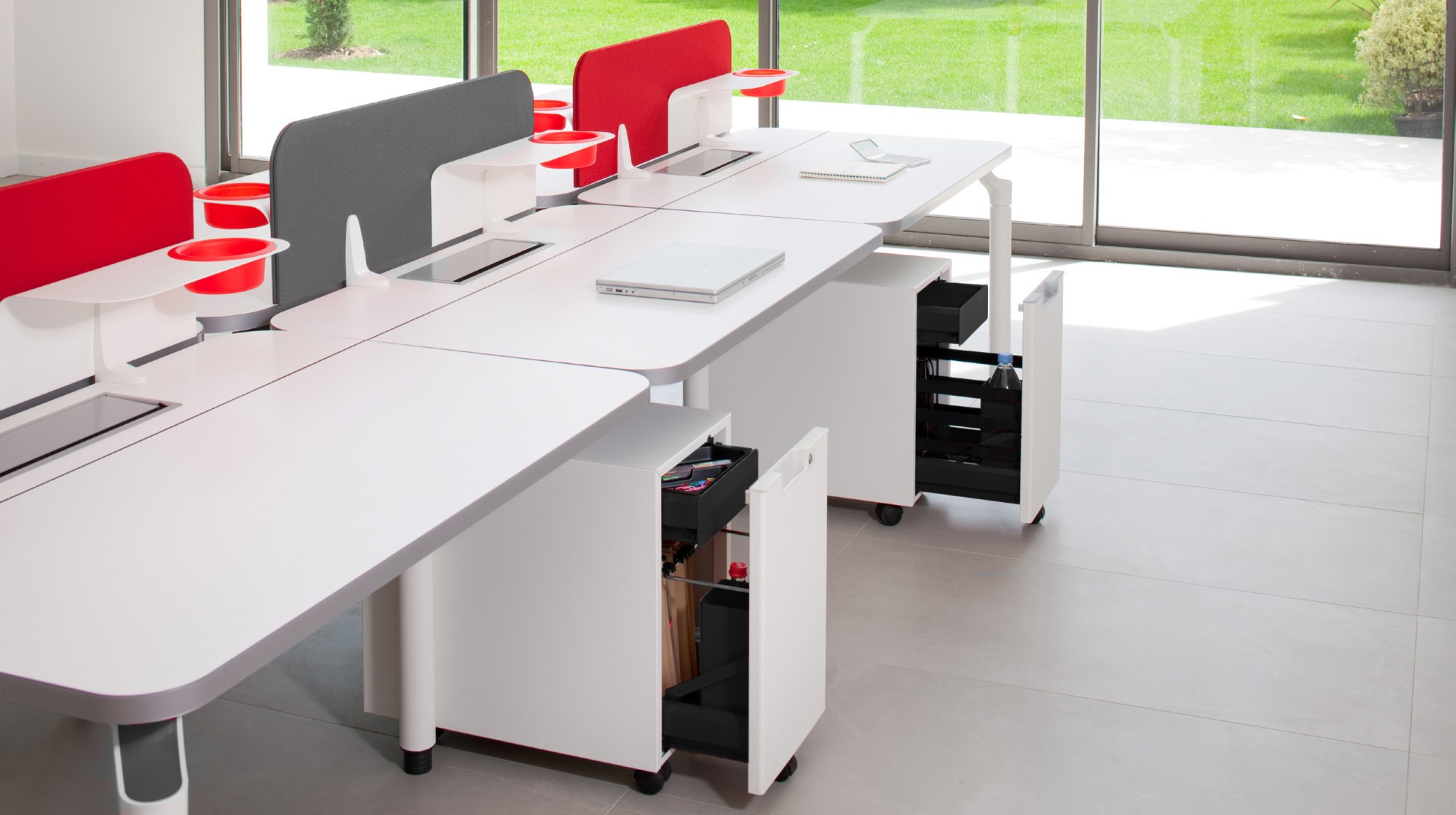 Główna galeria - Kontenerek biurowy metalowy MaBox z poduszką firmy MAJENCIA - NOWY STYL (2)