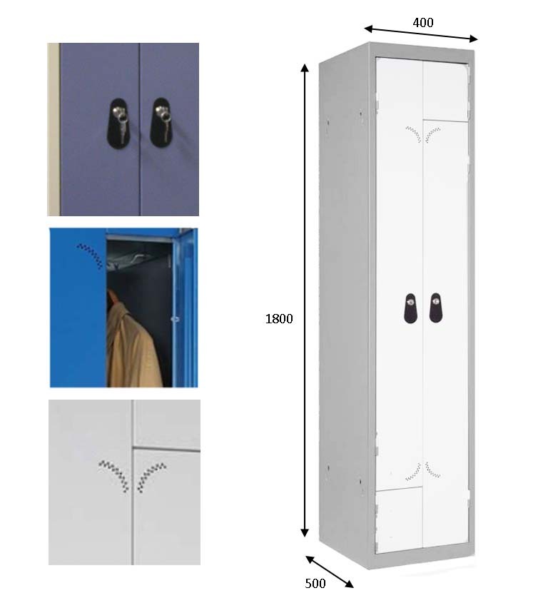 Główna galeria - Szafka szatniowa Duo firmy Promedif, szafka BHP (3)