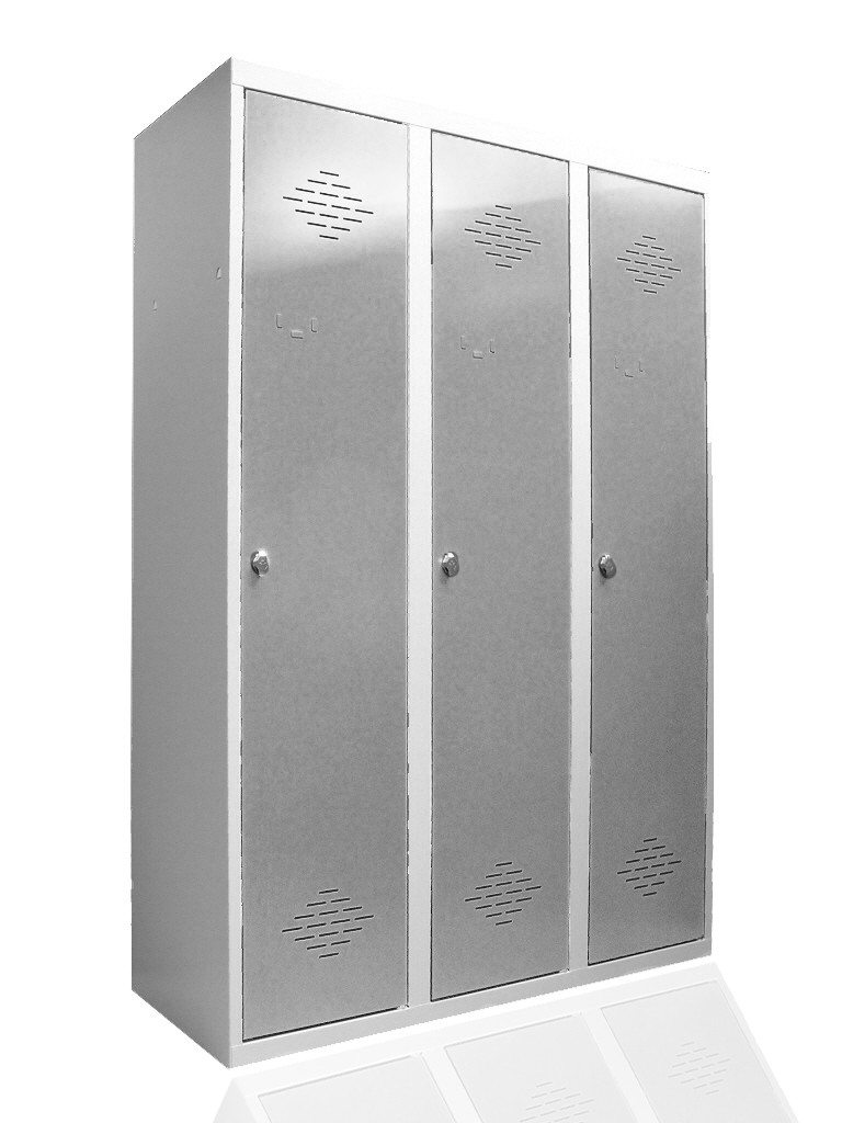 Szafa BHP, przemysłowa potrójna firmy PROMEDIF