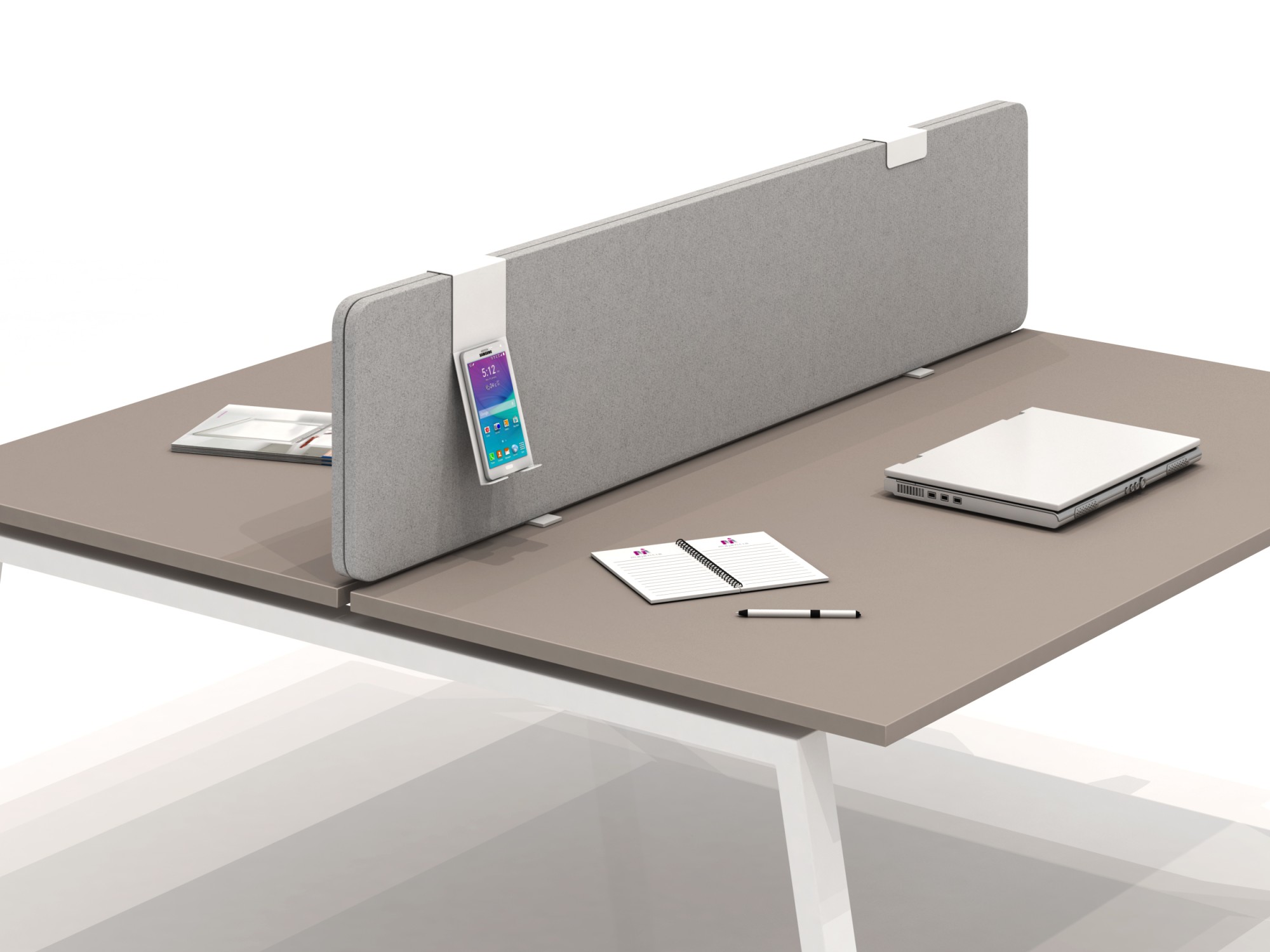 Główna galeria - Półka na przegrodę biurka do smartfona (2)