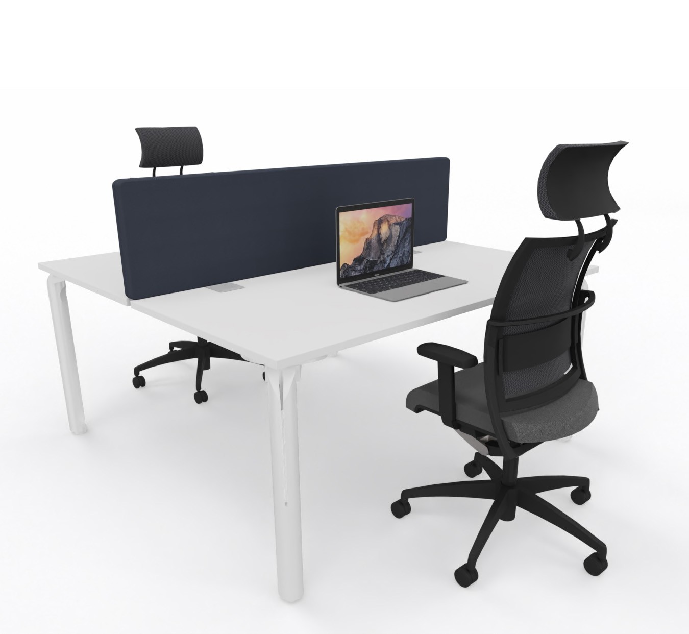 Główna galeria - Workbench Eklipse 1600x790 mm x2 biurko dwuosobowe (6)