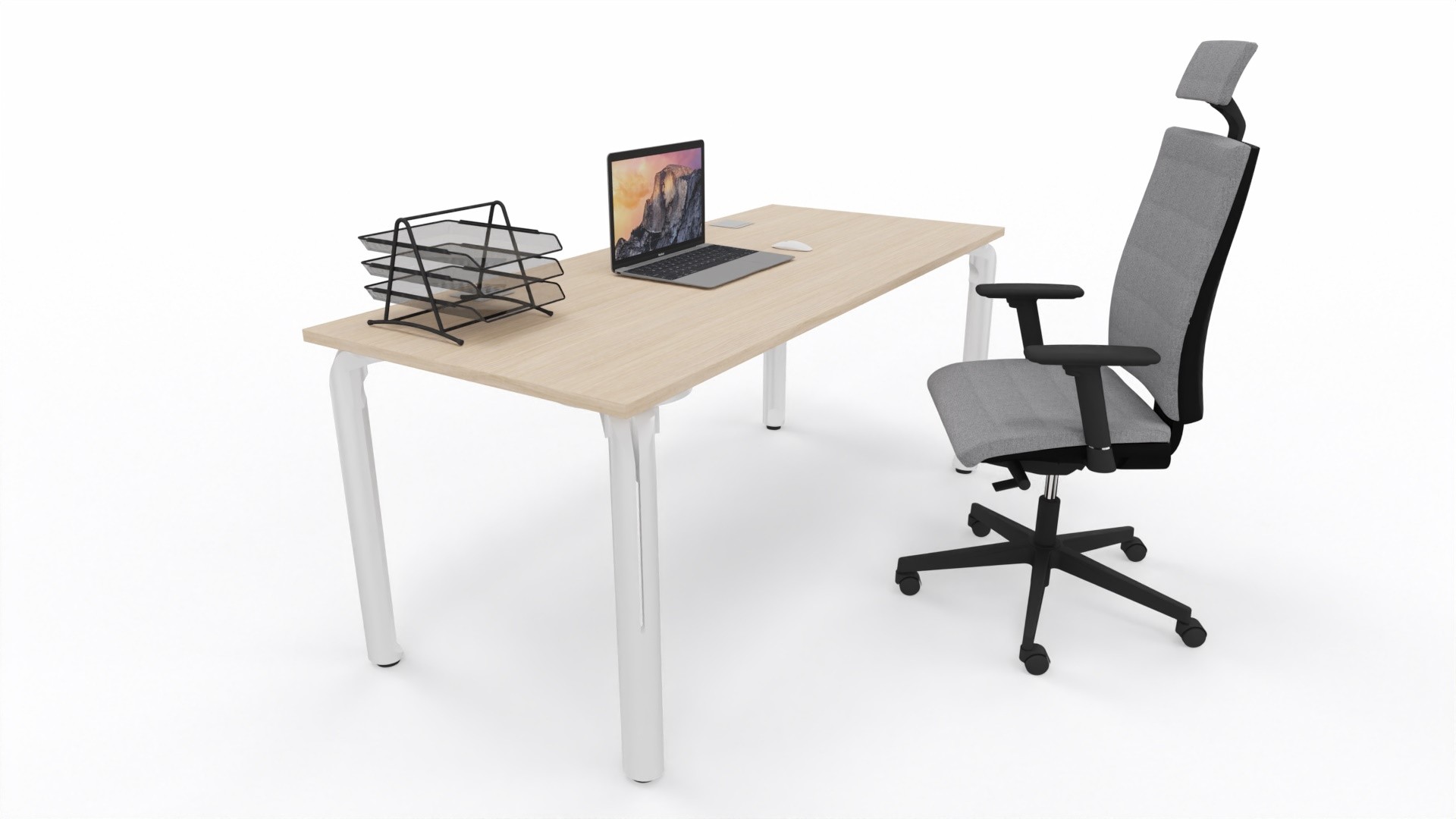 Główna galeria - Biurko Eklipse 1800x800x740 mm (szer x gł x wys) mobilne (4)