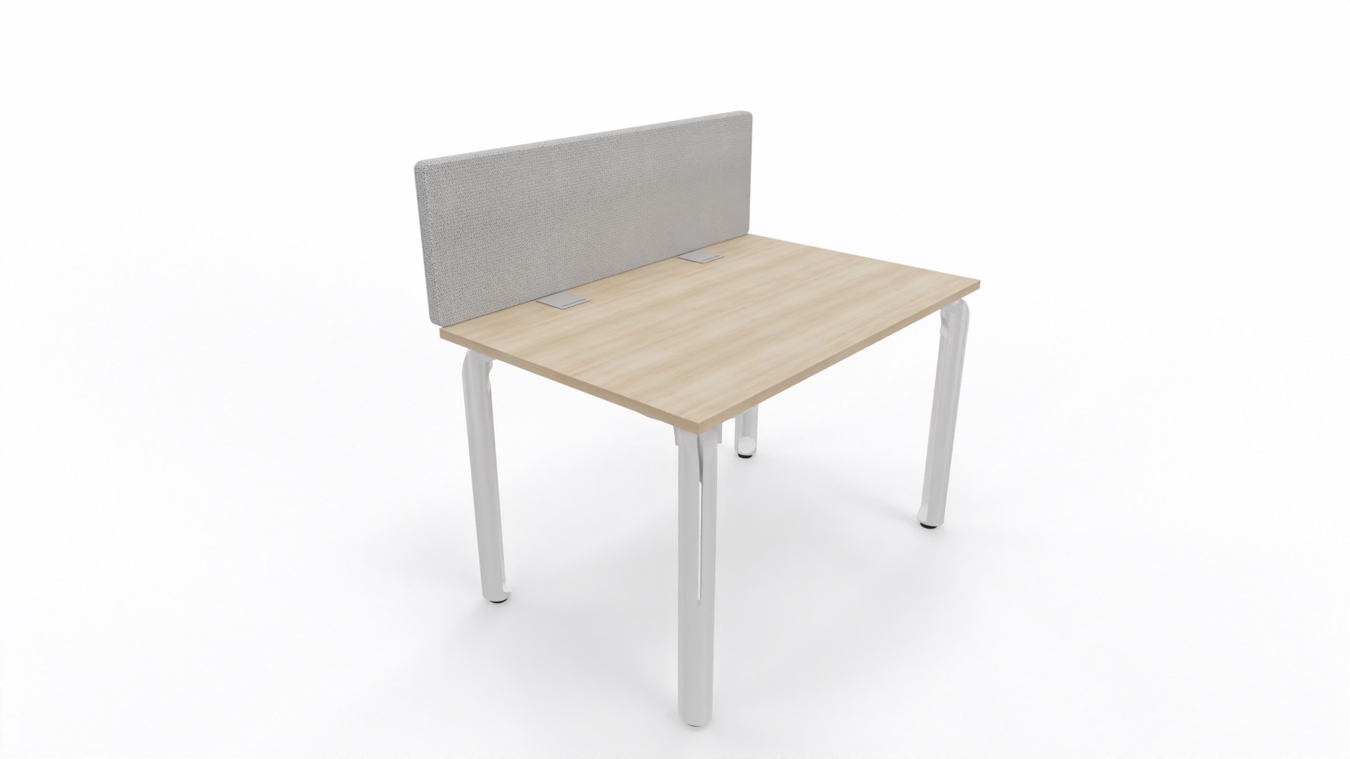 Główna galeria - Biurko Eklipse 1200x790 mm (szer x gł ) z ekranem akustycznym H3, z manualną regulacją wysokości (2)