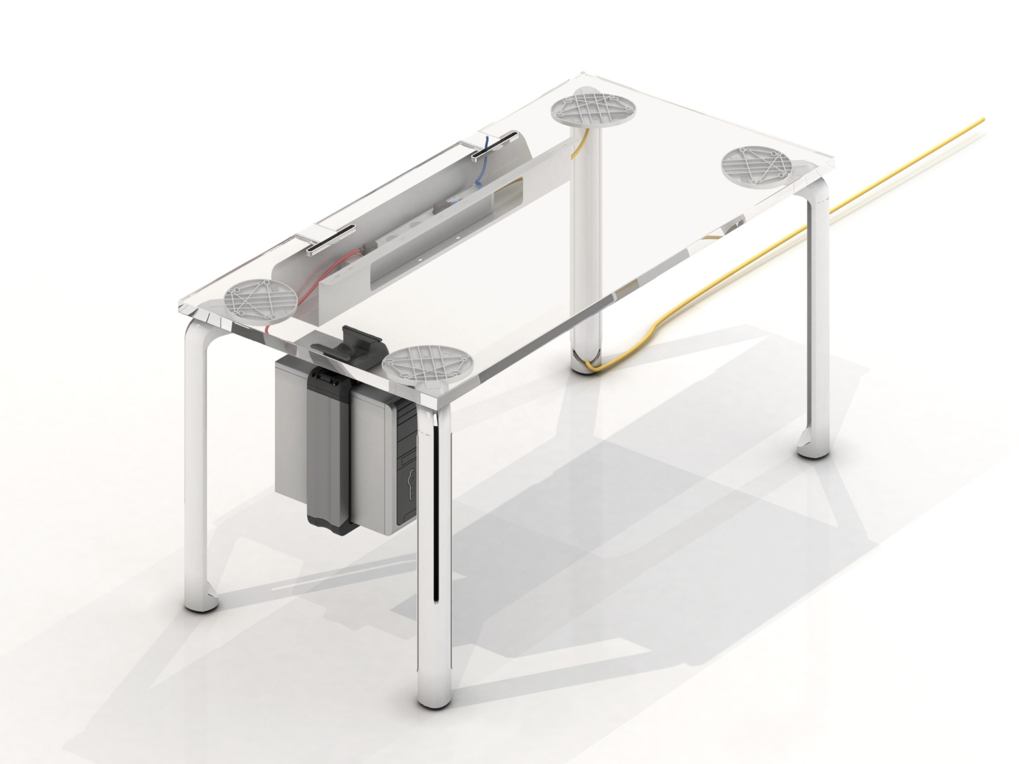 Główna galeria - Workbench Eklipse 1200x790 mm x2 biurko dwuosobowe (3)