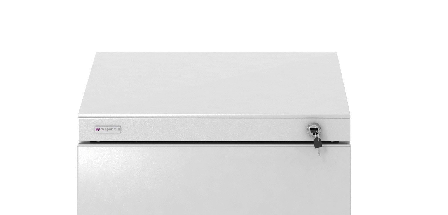 Główna galeria - Kontenerek Klea mobilny 36 biały z topem metalowym (3)