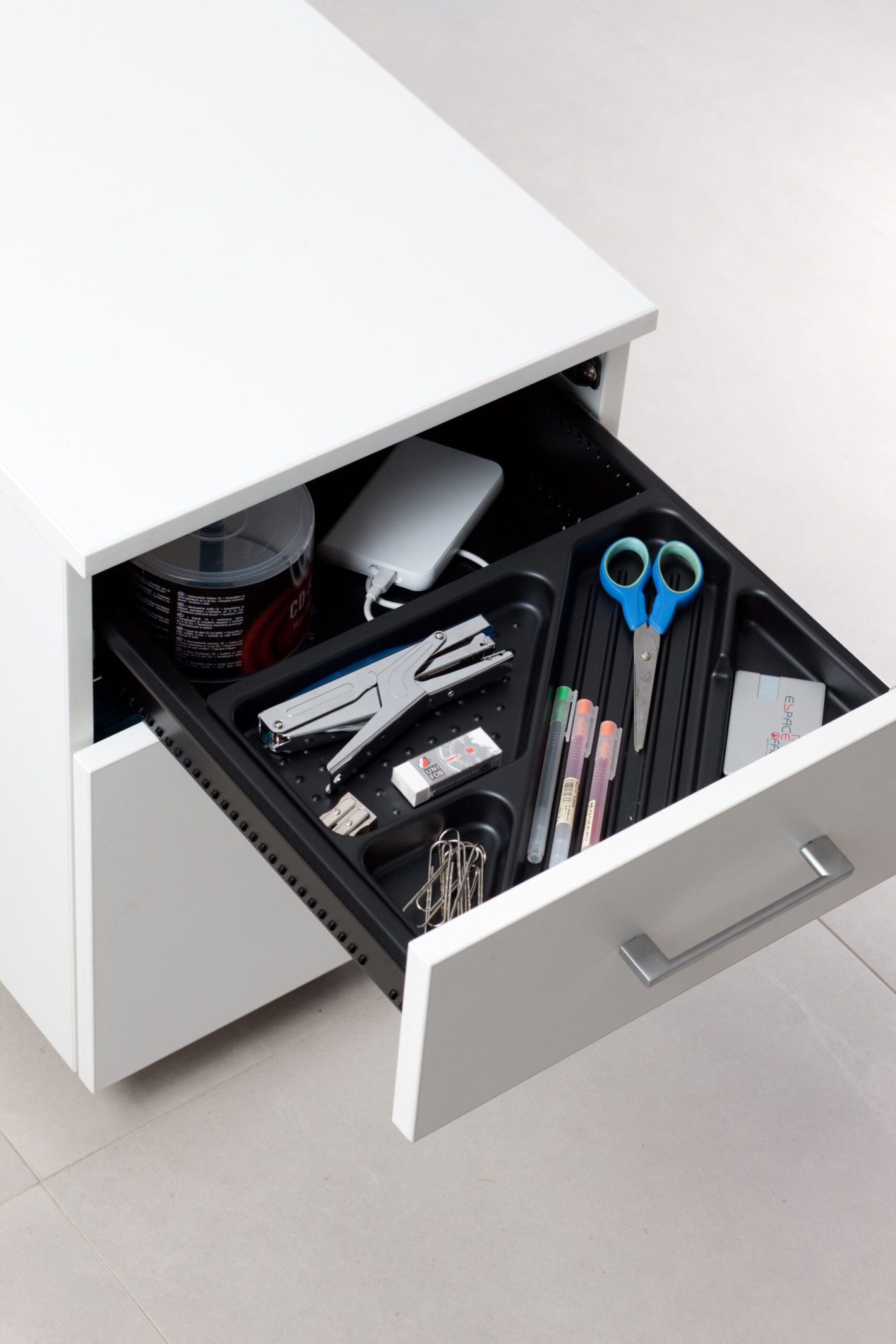 Kontenerek biurowy, mobilny Classwood Klon jasny 36