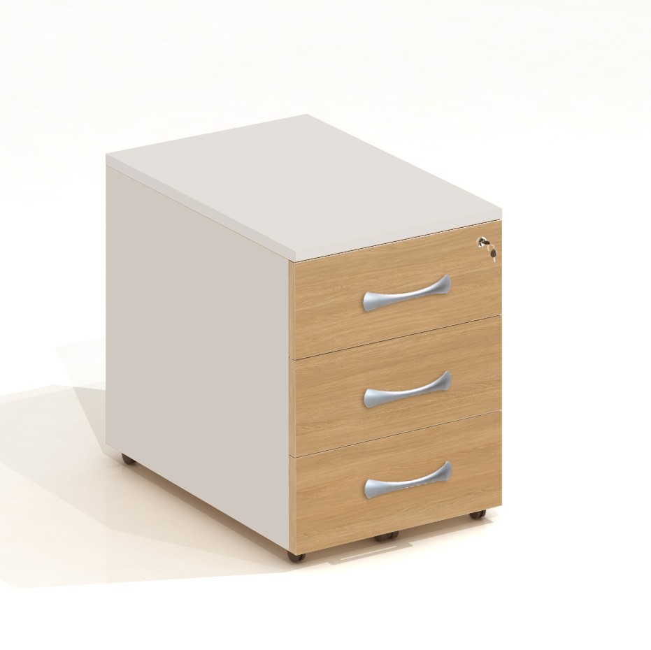 Główna galeria - Kontenerek mobilny Classwood Kaszmir z frontem w dębowym fornirze 333 (4)