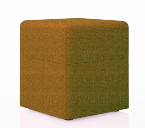 Główna galeria - Pufa z serii Softwork 400x400 mm kolor melange ciemna oliwka (4)