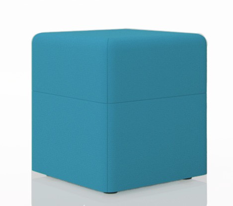 Główna galeria - Pufa z serii Softwork 400x400 mm kolor turkus (2)