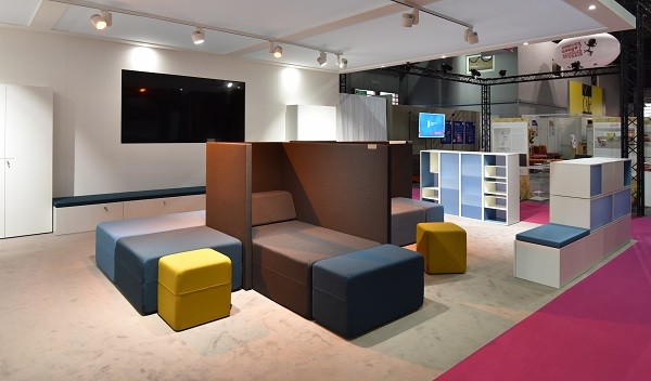 Główna galeria - Szezlong z oparciem ukośnym 800x1600 mm z serii Softwork kolor pomarańczowy (9)