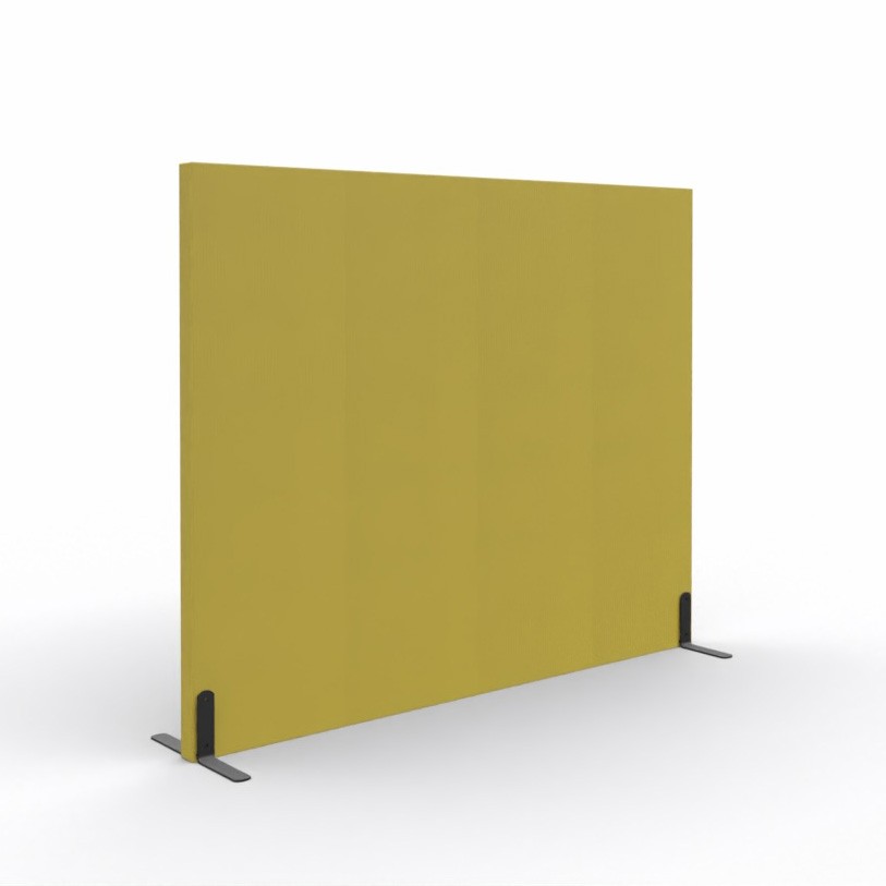 Ścianka podłogowa Softwork Ekran akustyczny tapicerowany 1300 x 1600 x 55 mm, bez podstawy, Tkanina Step ochra