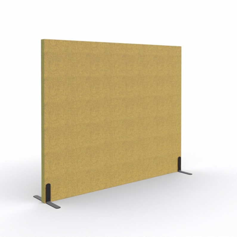 Główna galeria - Ścianka podłogowa Softwork Ekran akustyczny tapicerowany 1800 x 850 x 55 mm, bez podstawy, Tkanina Step żółty (2)