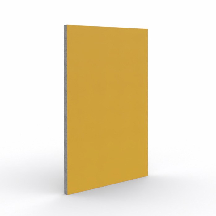 Główna galeria - Ścianka podłogowa Softwork Ekran akustyczny tapicerowany 1300 x 800 x 55 mm, bez podstawy, Tkanina Step / Step melange ochra żółta i szary (4)