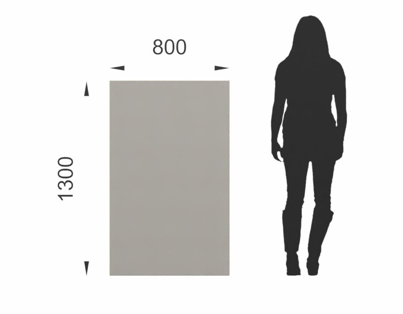 Główna galeria - Ścianka podłogowa Softwork Ekran akustyczny tapicerowany 1300 x 800 x 55 mm, bez podstawy, Tkanina Step szary i cytrynowy (3)