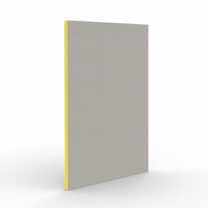 Główna galeria - Ścianka podłogowa Softwork Ekran akustyczny tapicerowany 1300 x 800 x 55 mm, bez podstawy, Tkanina Step szary i cytrynowy (4)