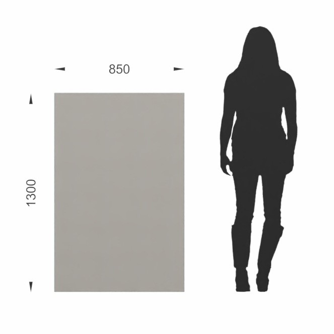 Główna galeria - Ścianka podłogowa Softwork Ekran akustyczny tapicerowany 1300 x 850 x 55 mm, bez podstawy, Tkanina Step Szary i laguna (3)