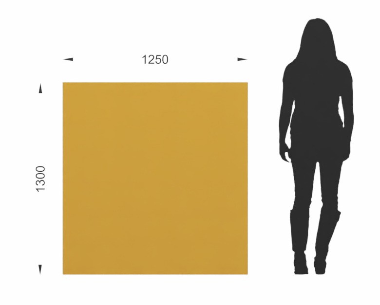 Główna galeria - Ścianka podłogowa Softwork Ekran akustyczny tapicerowany 1300 x 1250 x 55 mm, bez podstawy, Tkanina Step / Step melange szary i ochra żółta (4)