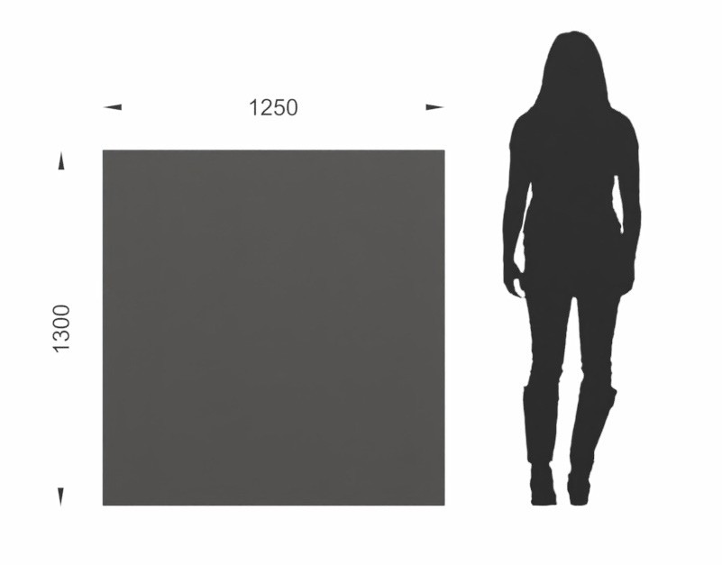 Główna galeria - Ścianka podłogowa Softwork Ekran akustyczny tapicerowany 1300 x 1250 x 55 mm, bez podstawy, Tkanina Step melange turkus i ciemnoszary (3)