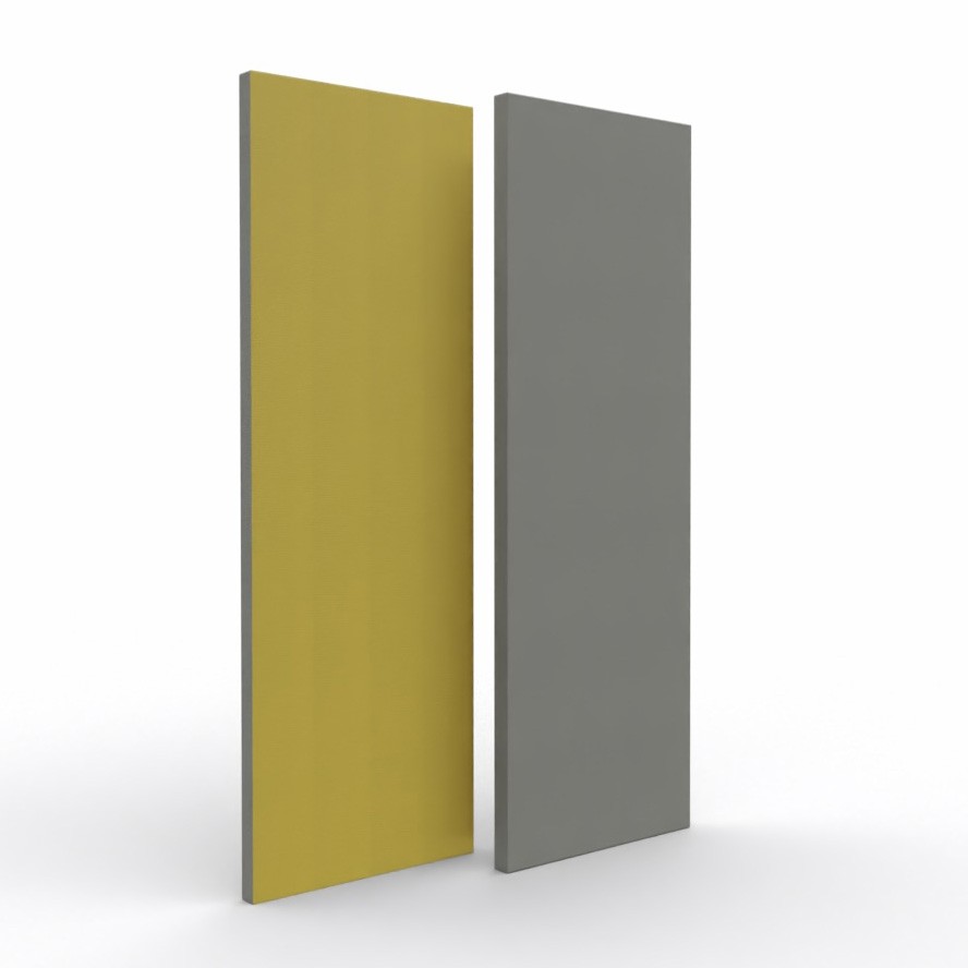 Główna galeria - Ścianka podłogowa Softwork Ekran akustyczny tapicerowany 1800 x 600 x 55 mm, bez podstawy, Tkanina Step oliwka, kamienny (2)