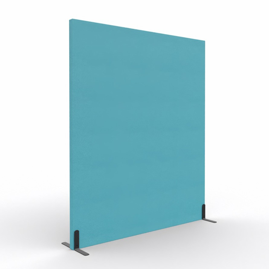 Ścianka podłogowa Softwork Ekran akustyczny tapicerowany 1800 x 1500 x 55 mm, bez podstawy, Tkanina Step niebieski