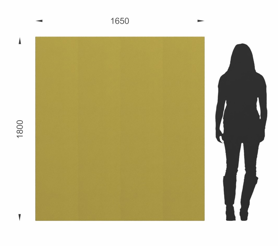 Główna galeria - Ścianka podłogowa Softwork Ekran akustyczny tapicerowany 1800 x 1650 x 55 mm, bez podstawy, Tkanina Step oliwka i kamienny (3)