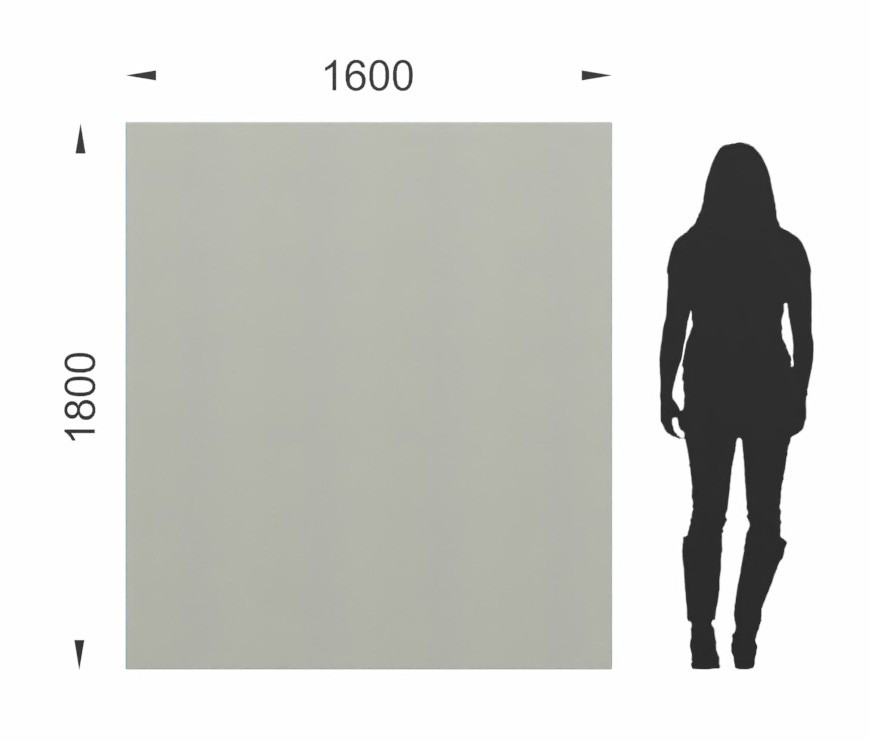 Główna galeria - Ścianka podłogowa Softwork Ekran akustyczny tapicerowany 1800 x 1600 x 55 mm, bez podstawy, Tkanina Step popielaty i laguna (3)