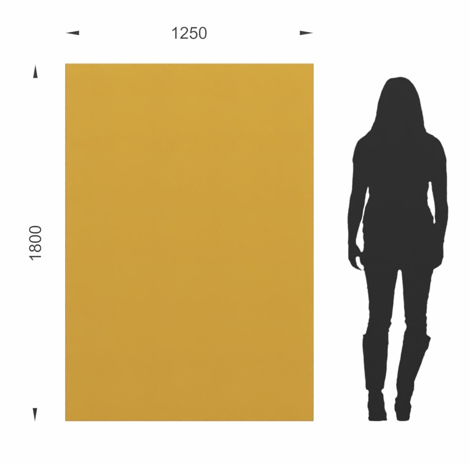 Główna galeria - Ścianka podłogowa Softwork Ekran akustyczny tapicerowany 1800 x 1600 x 55 mm, bez podstawy, Tkanina Step ochra żółta i turkus (3)