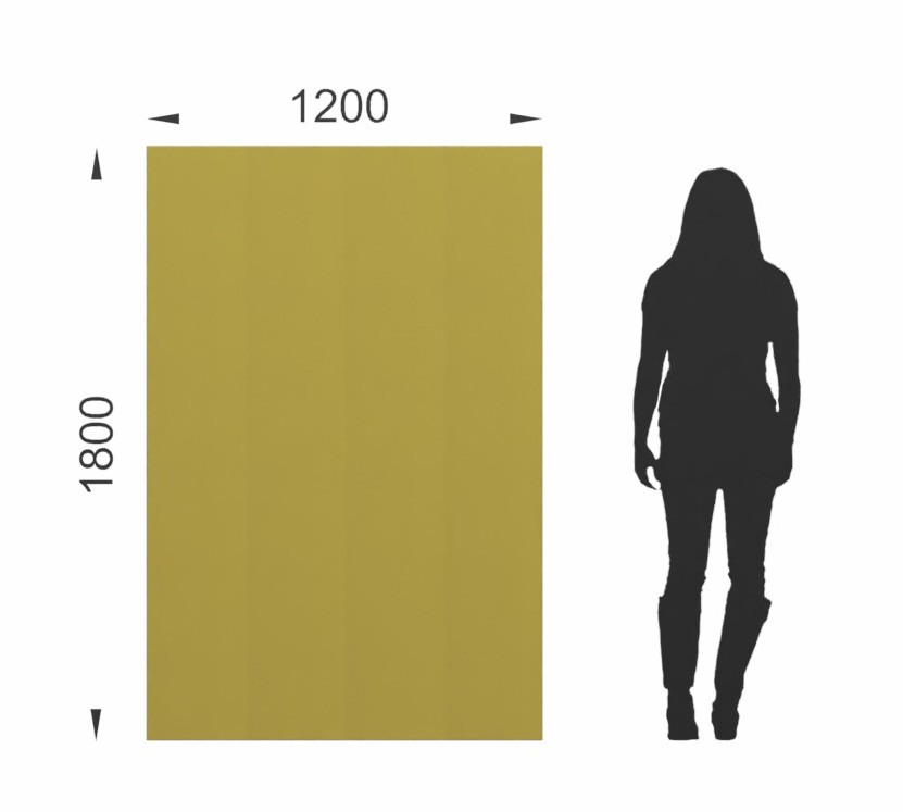 Główna galeria - Ścianka podłogowa Softwork Ekran akustyczny tapicerowany 1800 x 1200 x 55 mm, bez podstawy, Tkanina Step oliwka, kamienny (3)