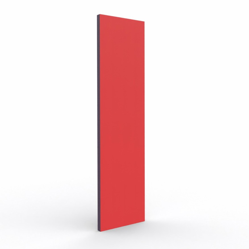 Główna galeria - Ścianka podłogowa Softwork Ekran akustyczny tapicerowany 1800 x 450 x 55 mm, bez podstawy, Tkanina Step czerwona szminka i śliwka (4)