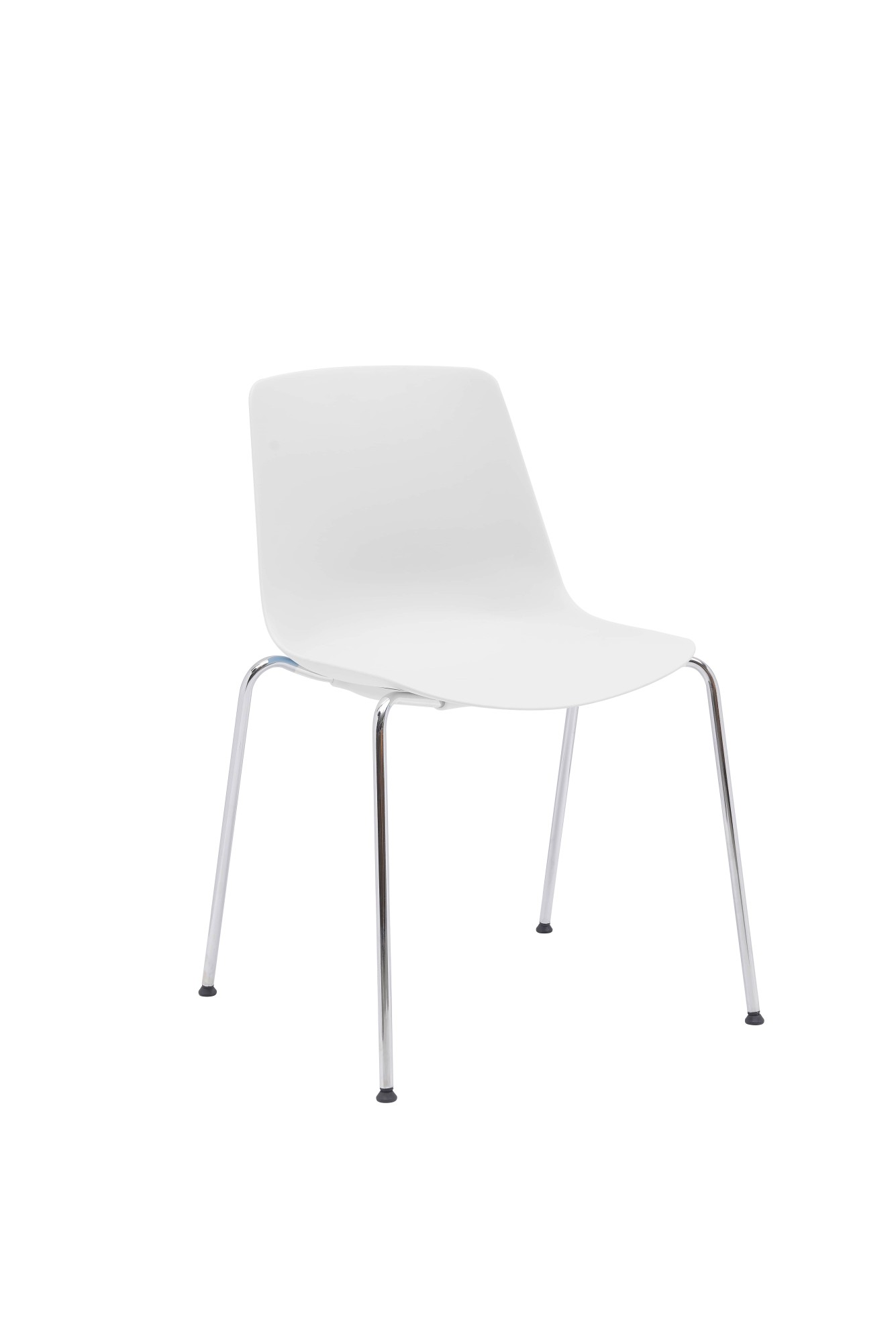 Krzesło z tworzywa YOGI WHITE