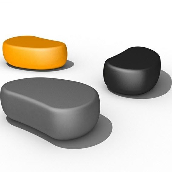 PUFA z polietylenu FEEK BEAN - Grafitowa