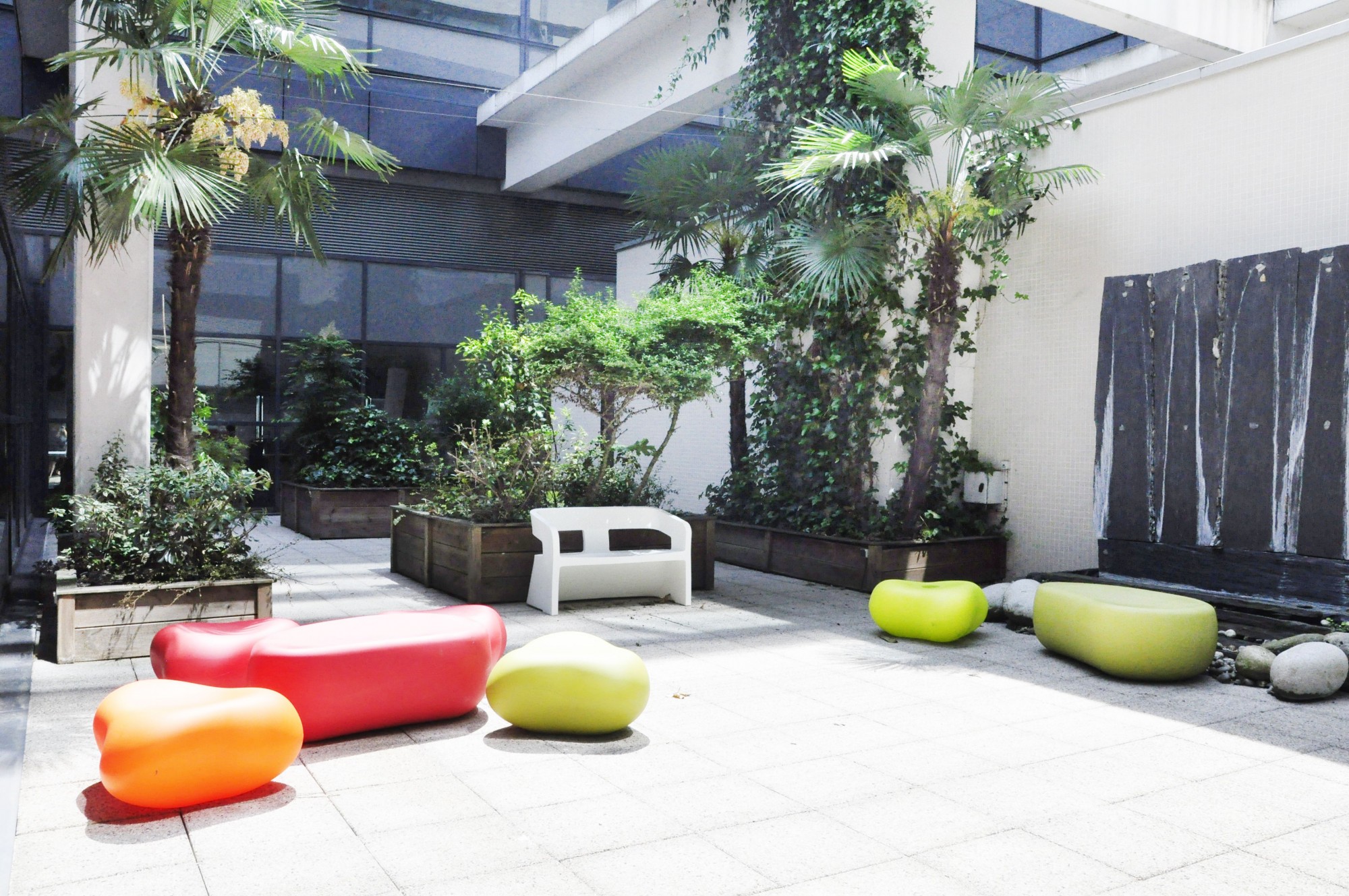 Główna galeria - PUFA z polietylenu FEEK BEAN - Grafitowa (5)