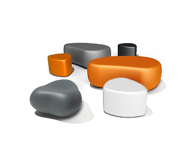 Główna galeria - PUFA z polietylenu FEEK BEAN - Grafitowa (8)