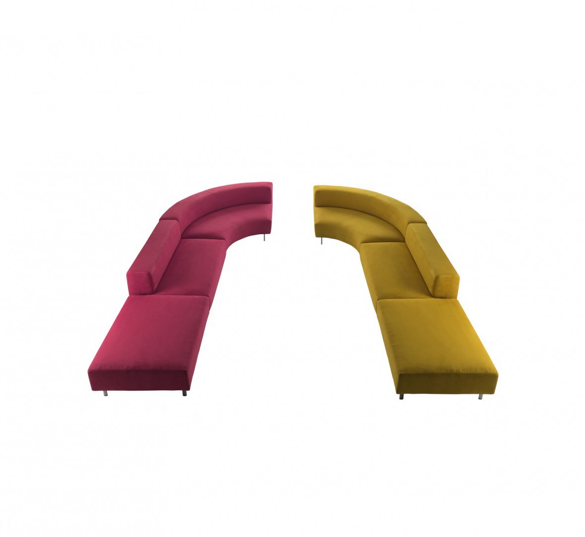 Sofa modułowa Millecento - moduł Łuk wklęsły