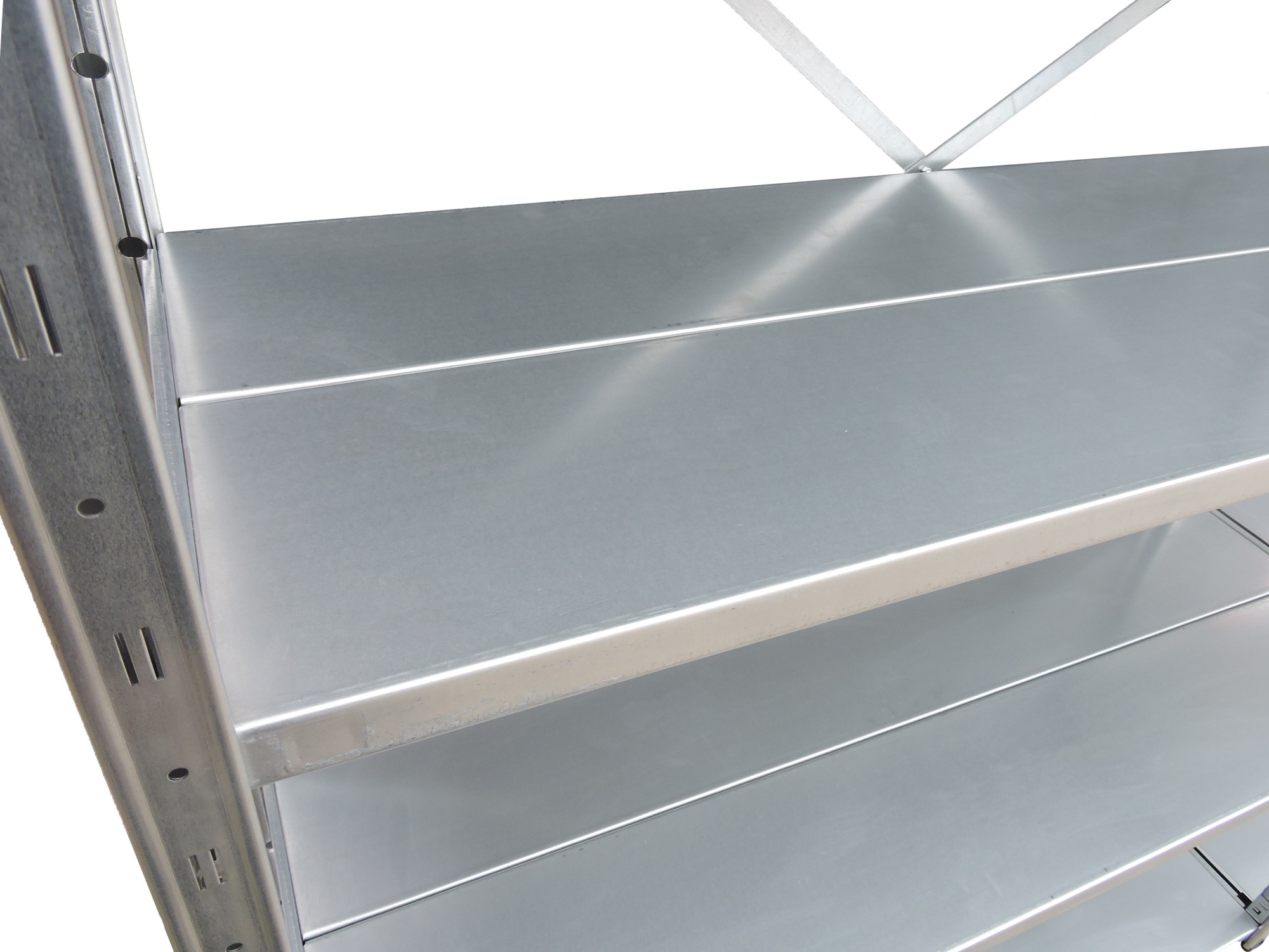 Regał metalowy, magazynowy 1500x1200x400mm 4 półek 280kg