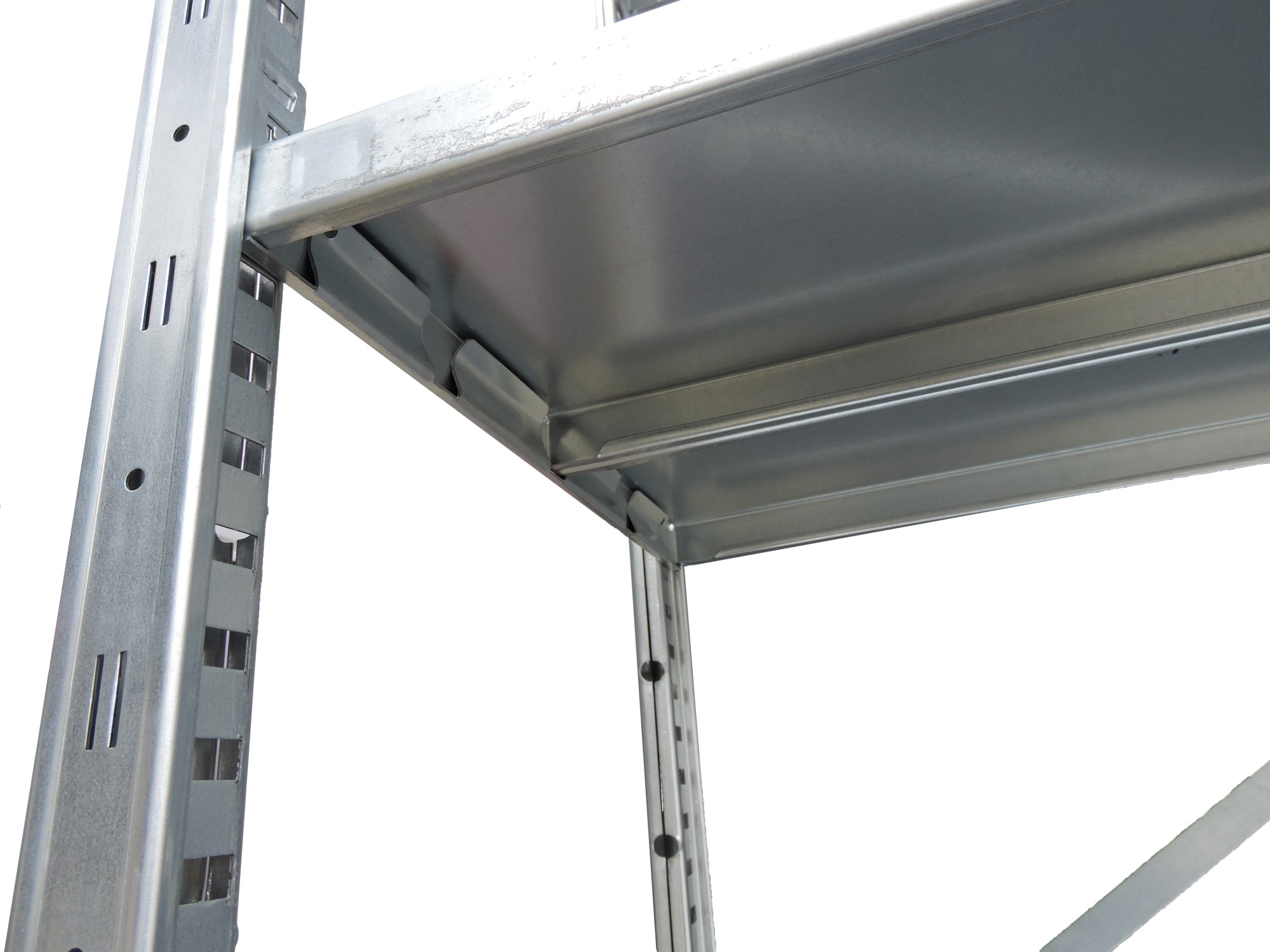 Główna galeria - Regał metalowy, magazynowy 1500x1200x400mm 4 półek 280kg (3)