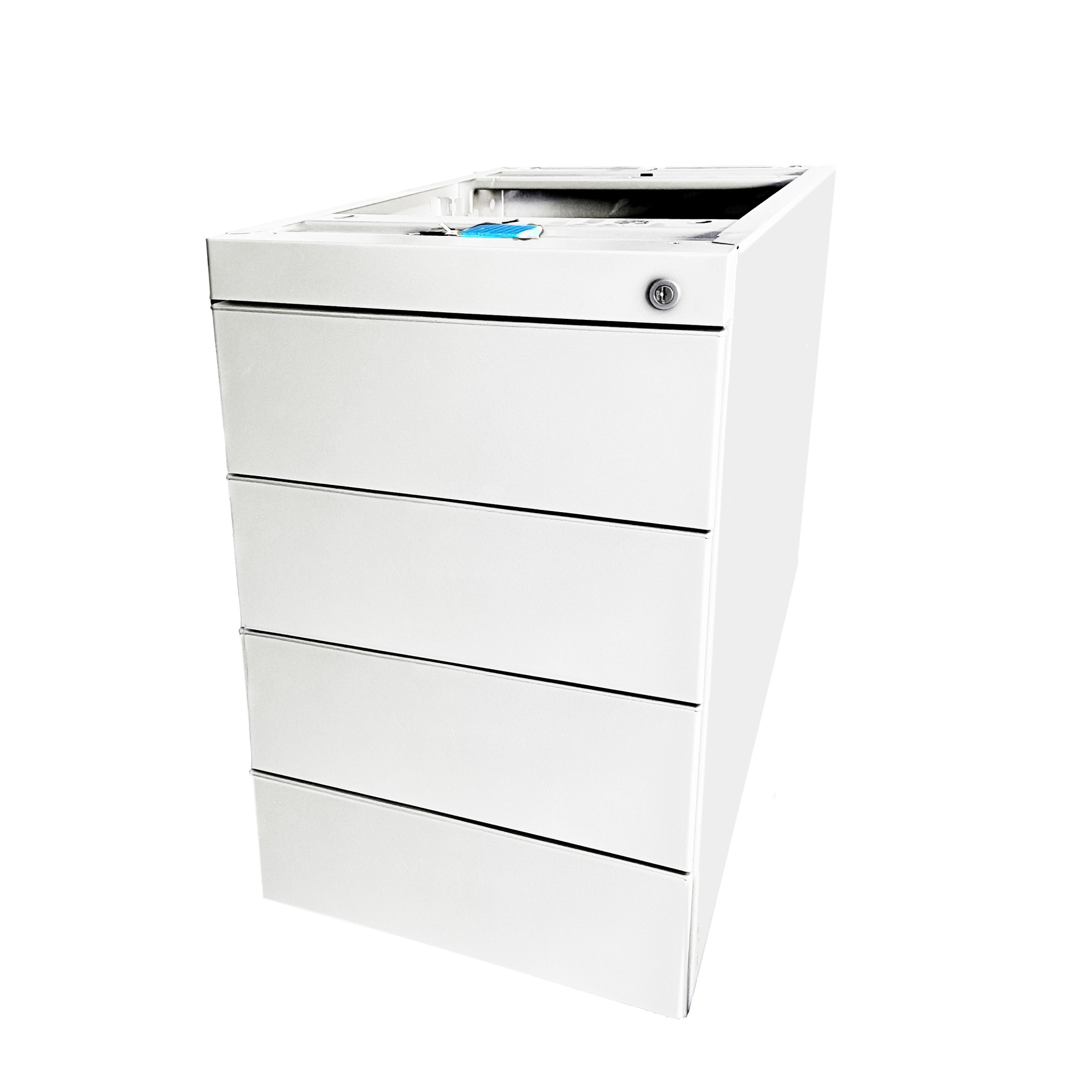 Główna galeria - Kontenerek biurowy stacjonarny duży metalowy Klea 3333 biały (2)