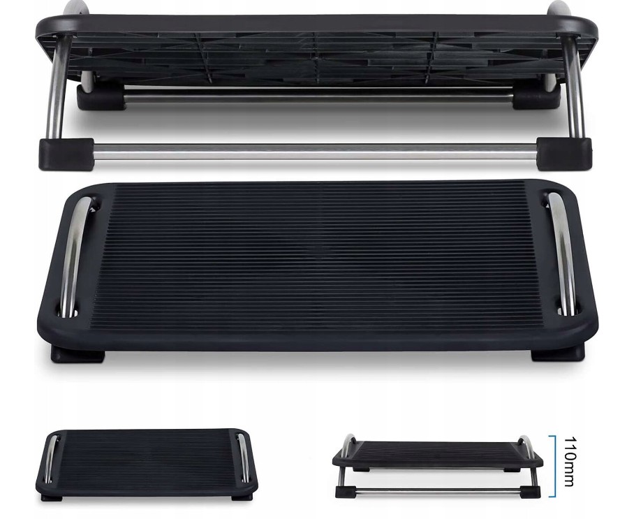 Główna galeria - Ergonomiczny regulowany podnóżek ErgoStep Steel (2)