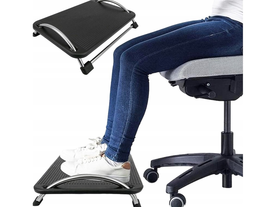 Główna galeria - Ergonomiczny regulowany podnóżek ErgoStep Steel (5)