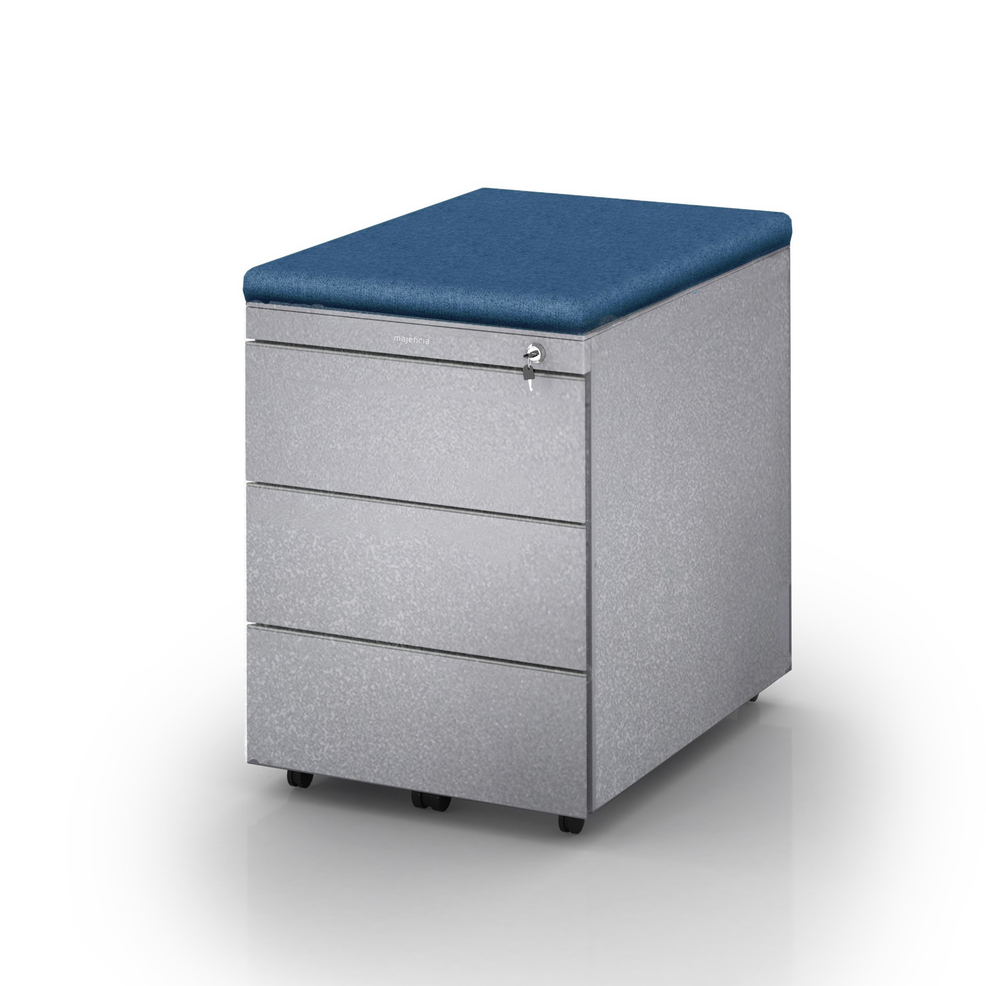 Główna galeria - Kontenerek metalowy, Klea mobilny 333, kolor szary błyszczący z poduszką (3)