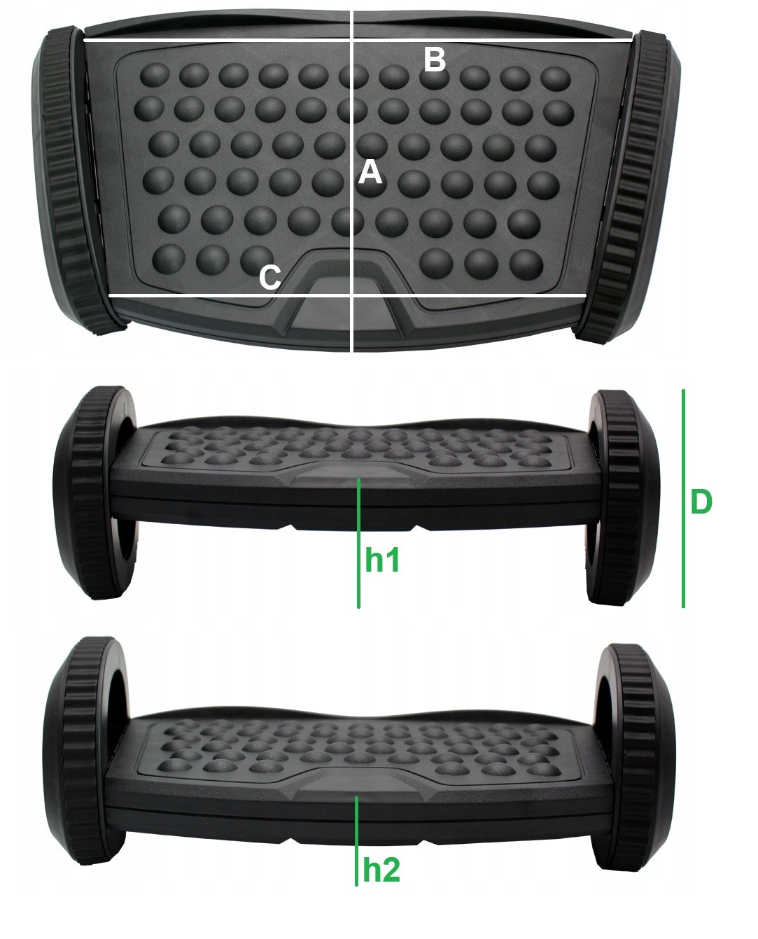 Główna galeria - Ergonomiczny regulowany podnóżek ErgoStep FLY (10)
