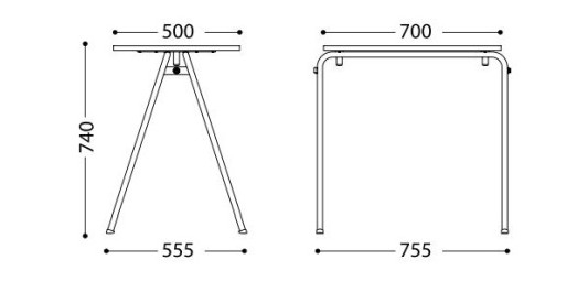 Główna galeria - Stolik AXO 50x70 Nowy Styl (6)