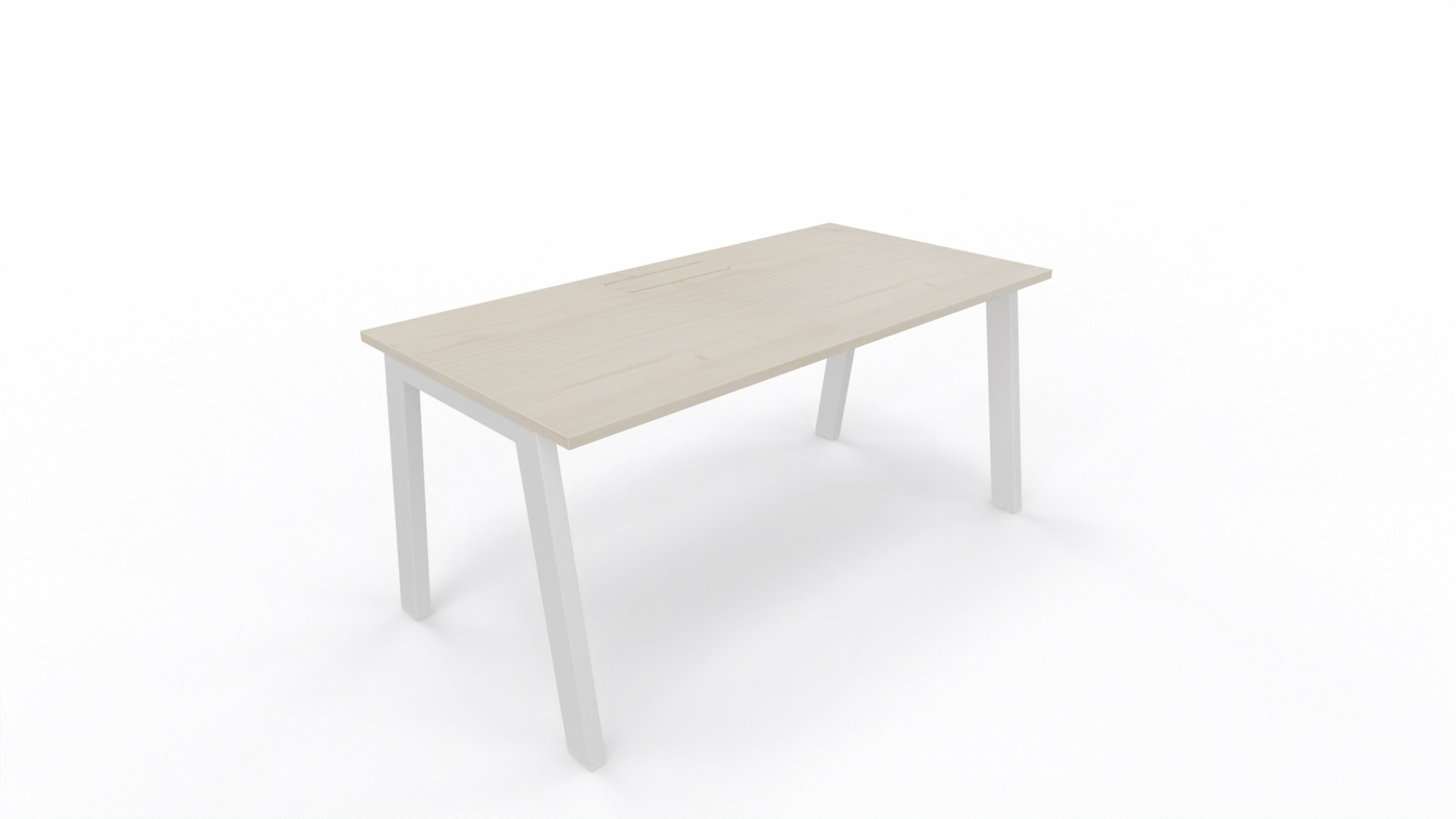 Główna galeria - Biurko Conecto 1600x800 firmy Majencia-Nowy Styl, Modrzew biały (3)
