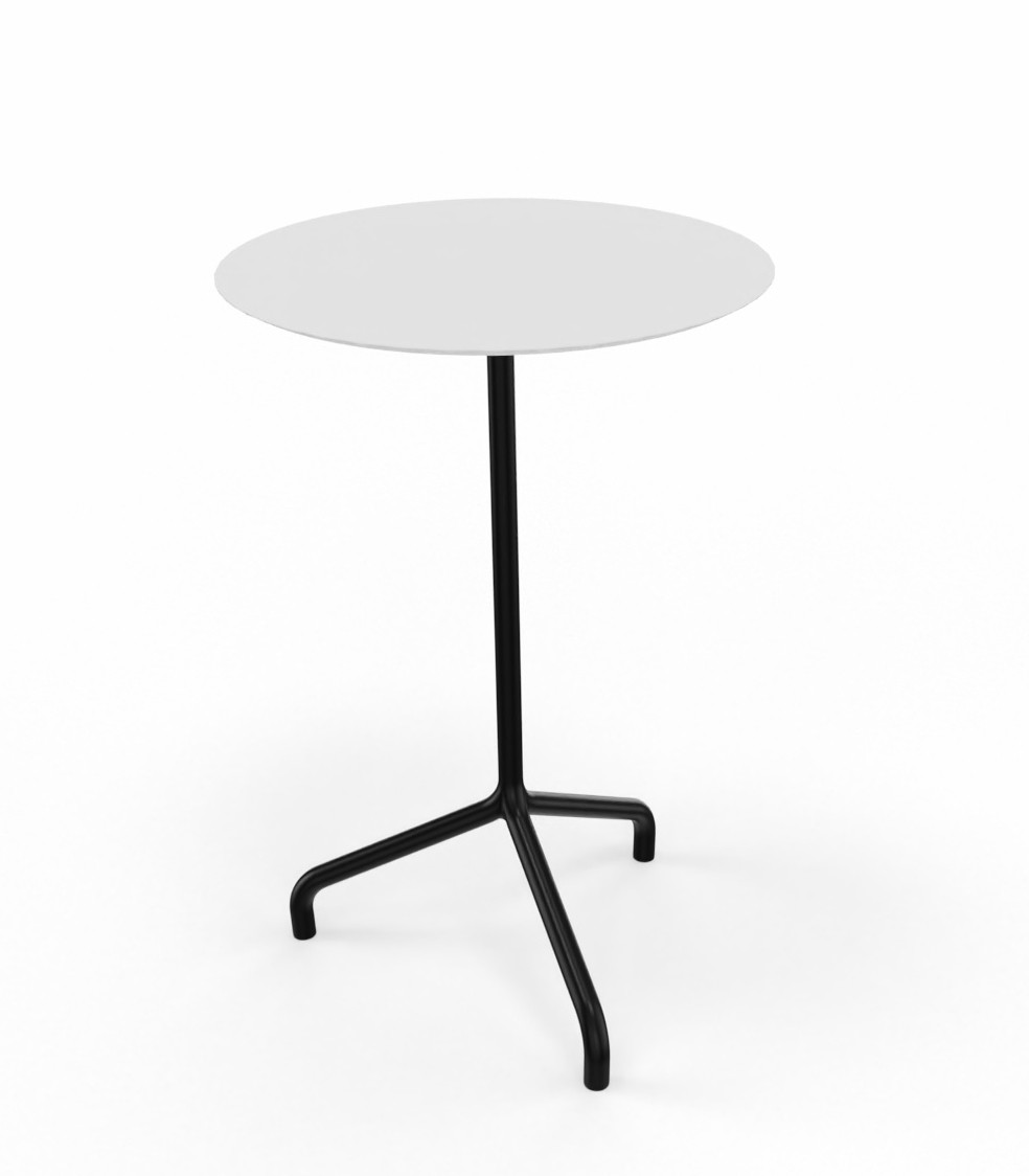 Główna galeria - Okrągły stół barowy Ribaltino Włoskiej marki URBANTIME do ogródków restauracyjnych wysoki 1065 mm (2)