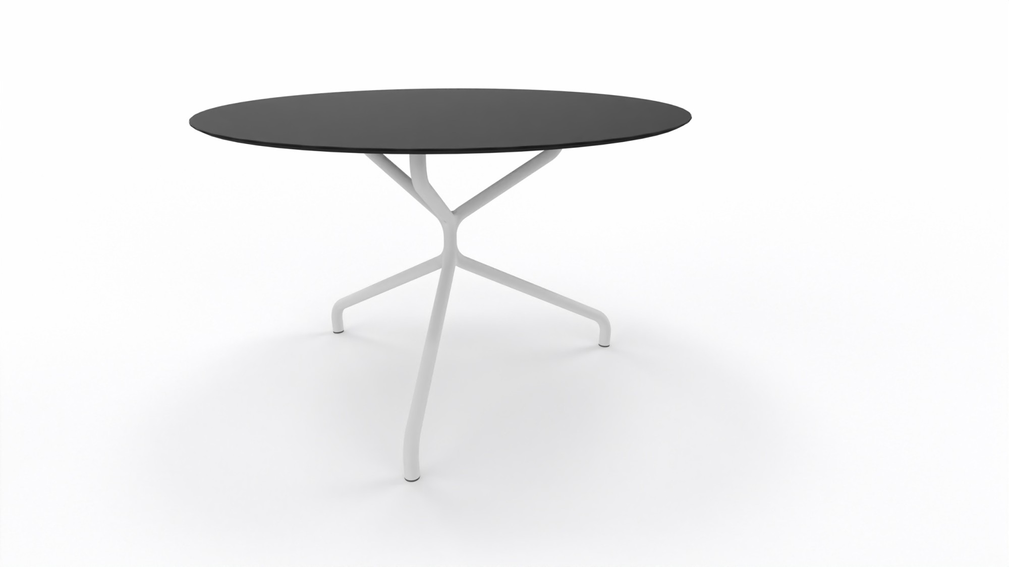 Okrągły stół barowy Ribaltone Włoskiej marki URBANTIME do ogródków restauracyjnych