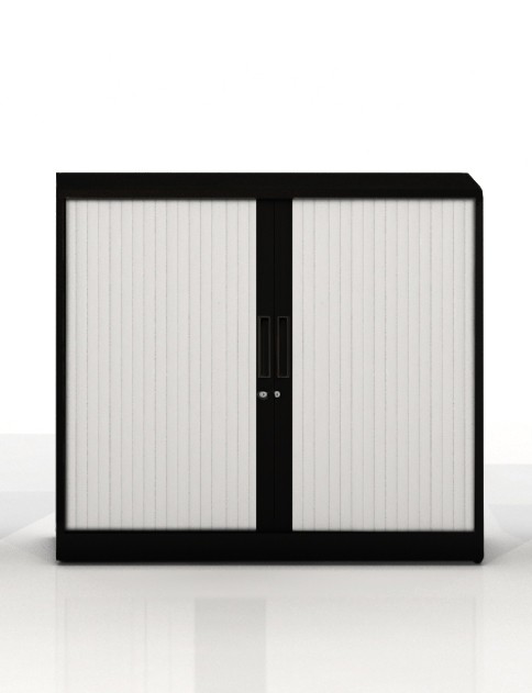 Główna galeria - Szafa metalowa żaluzjowa firmy Majencia-Nowy Styl Basycs 1020x1200 mm - Kolor Czarny + Szary (8)