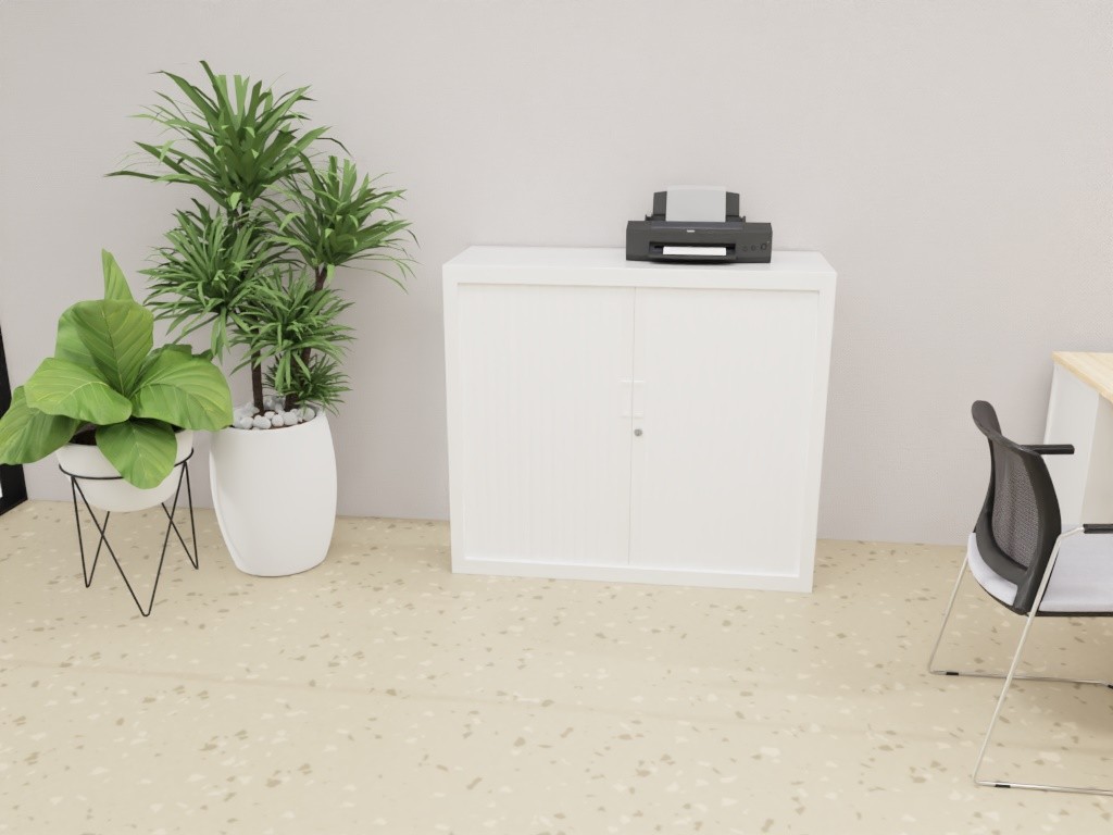 Główna galeria - Szafa metalowa żaluzjowa firmy Majencia-Nowy Styl Basycs 1020x1200 mm - Kolor Szary + Grusza (4)