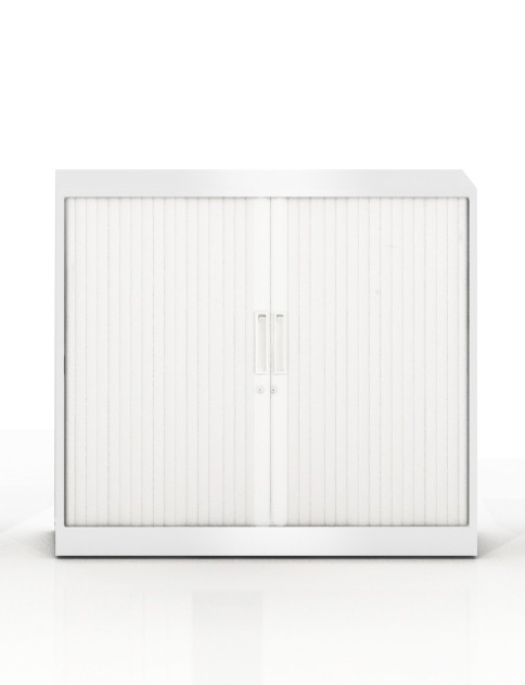 Główna galeria - Szafa metalowa żaluzjowa Basycs 1020x1000 mm - Kolor Biały (8)